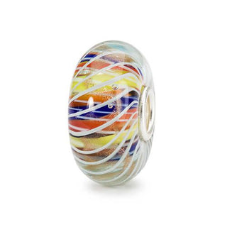 Trollbeads Limited Edition Multicolour Spirograph Glass Bead