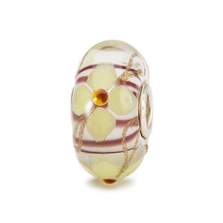 Trollbeads Pastel Flower Decor Glass Bead