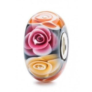 Trollbeads Roses For Mom Glass Bead