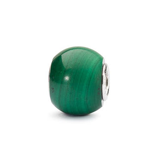 Trollbeads Round Malachite Charm