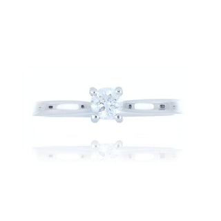 18ct White Gold 0.30ct Diamond Solitaire Ring