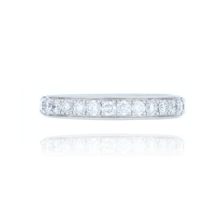 18ct White Gold Diamond Half Eternity Ring