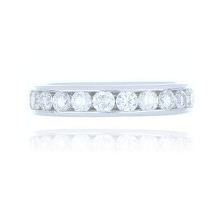 18ct White Gold 1.58ct Diamond Half Eternity Ring