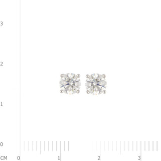 18ct White Gold 1.00ct Diamond Stud Earrings