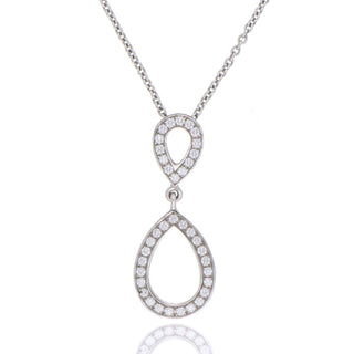 18ct White Gold 0.38ct Diamond Necklace