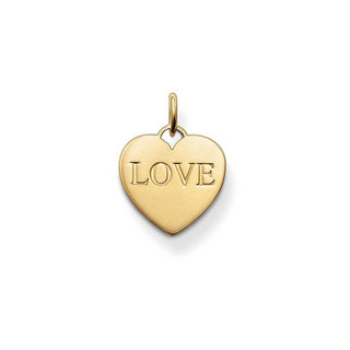 Thomas Sabo Yellow Gold Plated Love Heart Pendant