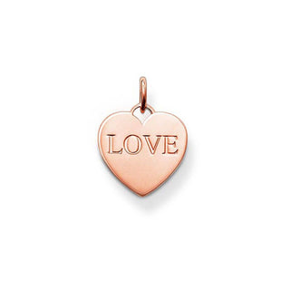 Thomas Sabo Rose Gold Plated Love Heart Pendant