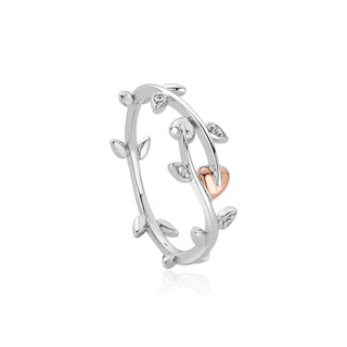 Clogau Silver Vine Of Life Topaz Ring - Size L