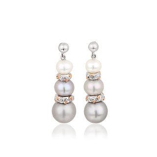 Clogau Tree Of Life Pearl Drop Earrings