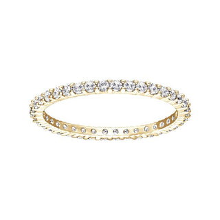 Swarovski Yellow Gold Plated Vittore Ring - Size 52