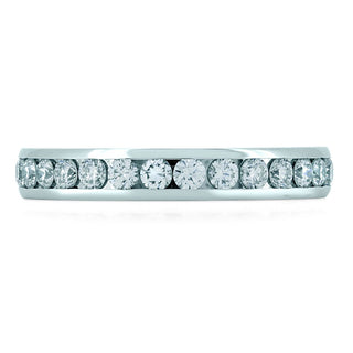 18ct White Gold 1.08ct Diamond Full Eternity Ring