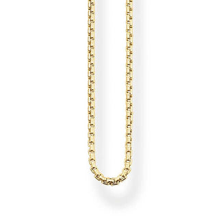 Thomas Sabo Yellow Gold Plated Venezia Necklace Chain - 38/40/42cm