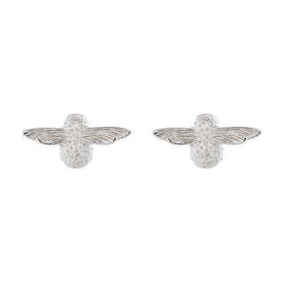 Olivia Burton Silver Bee Stud Earrings