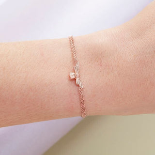 Olivia Burton Rose Gold Plated Lucky Bee Bracelet