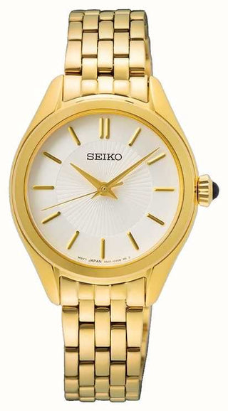 Seiko Ladies Yellow Gold Plated Quartz Watch